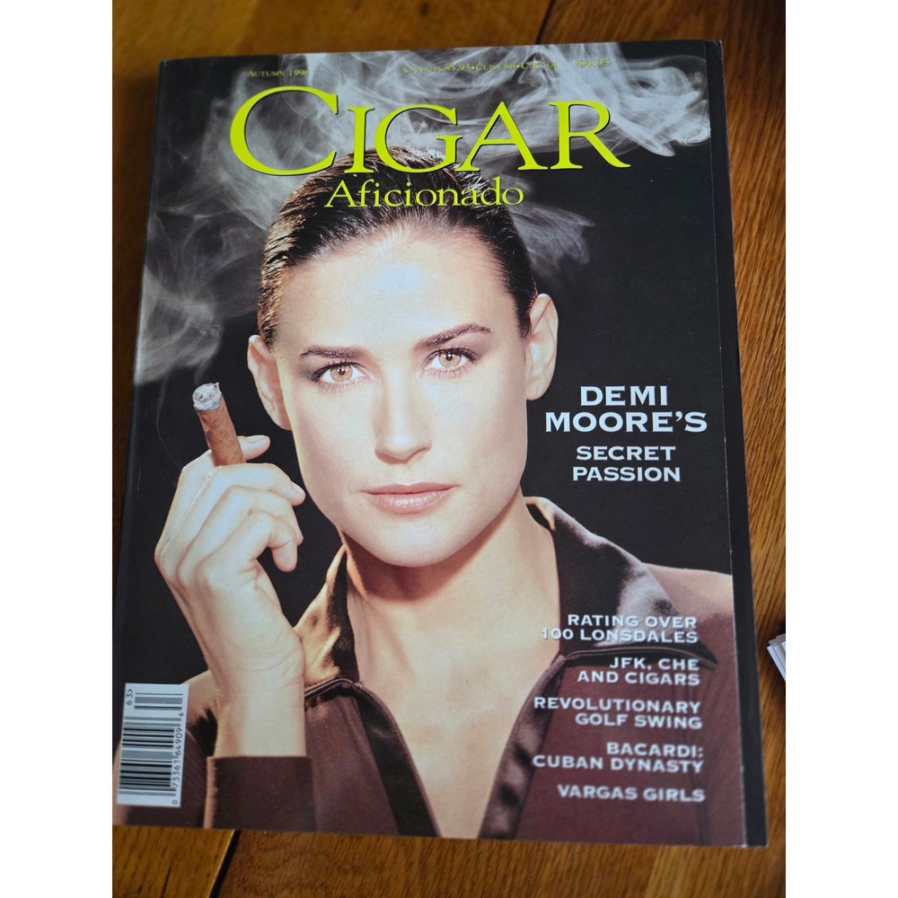 Cigar Aficionado Magazine Autumn 1996 Demi Moore Cover JFK Che Guevara Bacardi